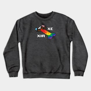 Pride In My Bones Pronouns Xe/Xir Crewneck Sweatshirt